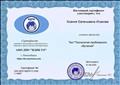 Сертификат АНО ДПО "ИДПК ГО" тест "Технология проблемного обучения"